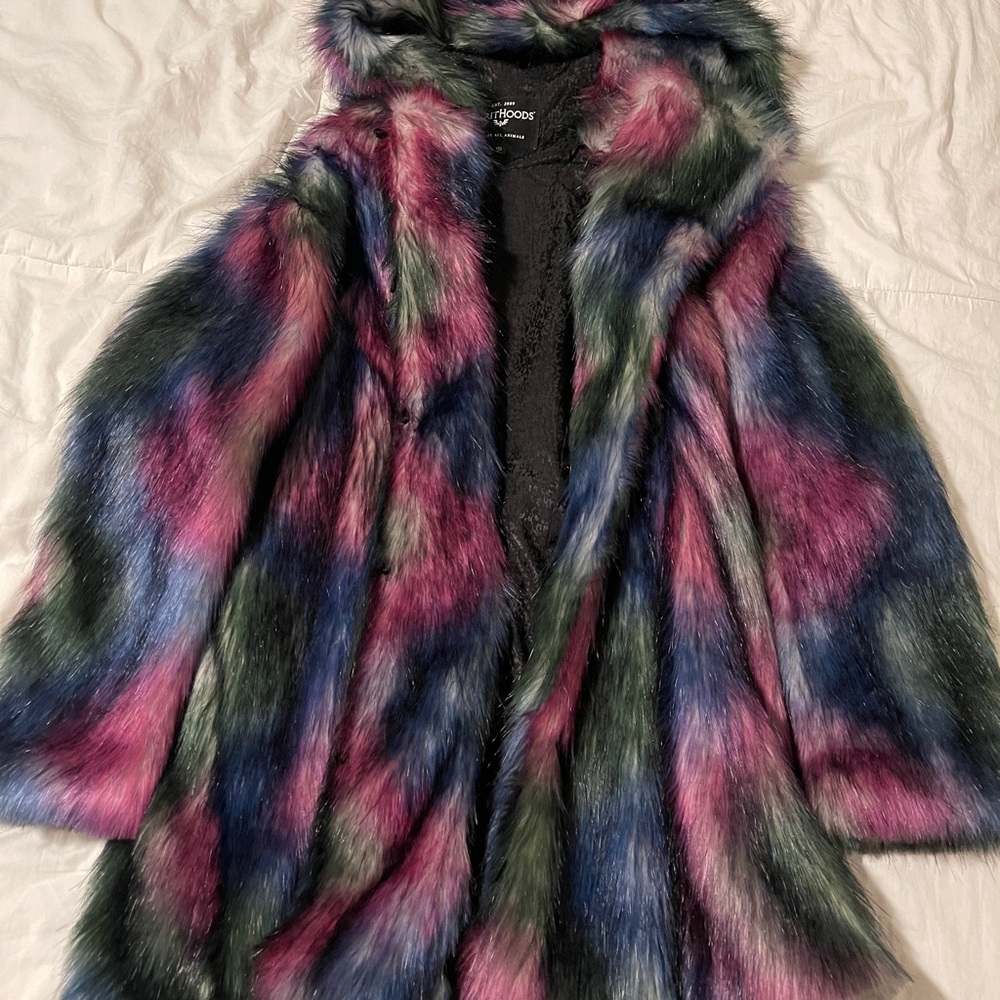 Spirithoods disco wolf Faux Fur Coat